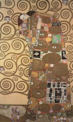 Gustav Klimt Fulfilment,pattern for the Stoclet Frieze,around (mk20) Sweden oil painting art